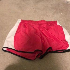 Woman’s pink athletic shorts